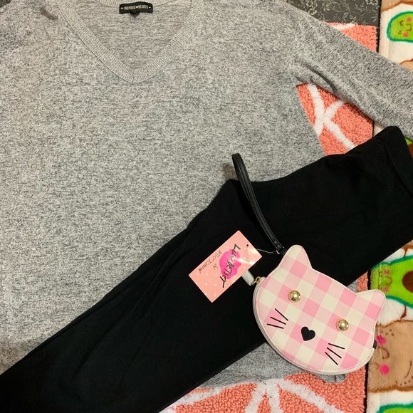 VINTAGE Betsey Johnson ‘Luv Betsey’ Gingham Kitty 🐱 - Picture 1 of 5